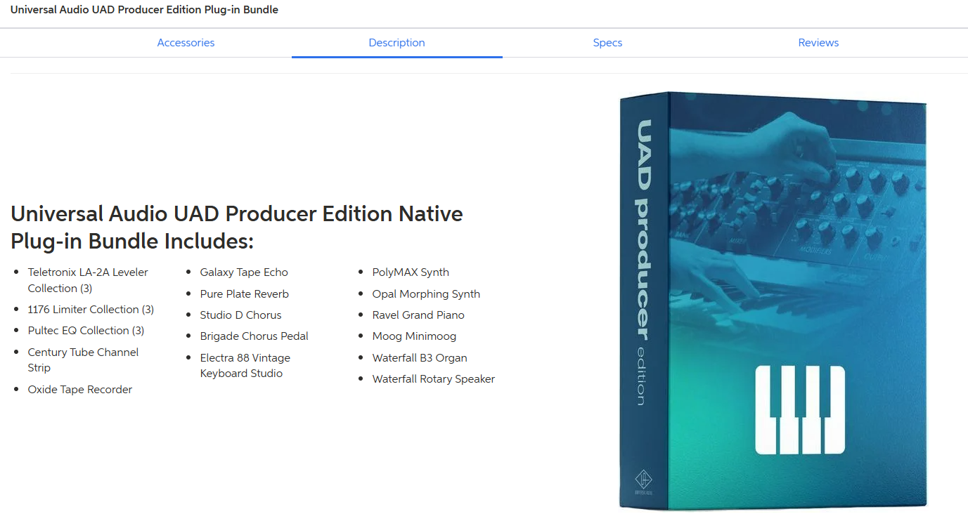 UAD Producer Edition